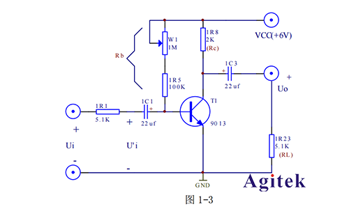 单级交流放大器的模电实验原理(图9)