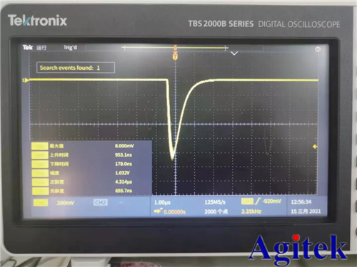 泰克示波器TBS2102B在辐射检测模块测试的应用(图1)