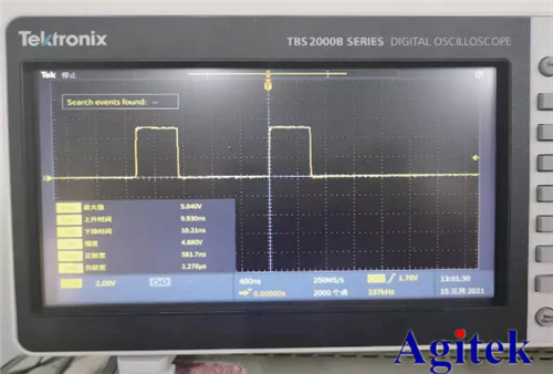 泰克示波器TBS2102B在辐射检测模块测试的应用(图4)