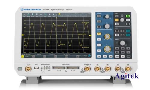 罗德与施瓦茨RTB2004示波器测量某一时间波形的电压