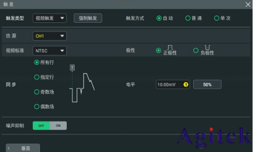 普源示波器DHO800视频触发(图1)