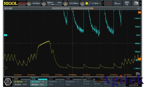 普源示波器DHO1000/4000 在IoT设备电源测量的应用(图5)