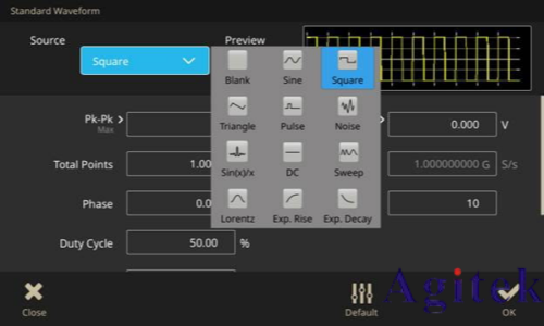 用任意函数发生器 (AFG) 复制真实世界的信号(图8)