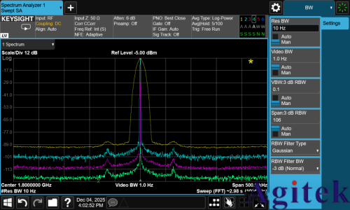 相位噪声测不准?迹线总是抖动?附详细设置步骤!(图4) 相位噪声测不准?迹线总是抖动?附详细设置步骤!(图4)