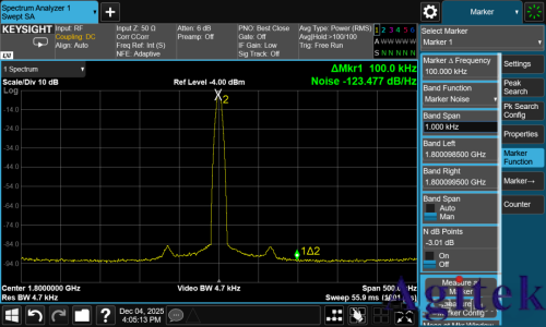 相位噪声测不准?迹线总是抖动?附详细设置步骤!(图7) 相位噪声测不准?迹线总是抖动?附详细设置步骤!(图7)