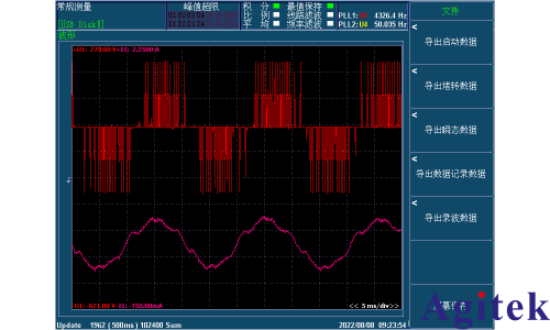 青智8962A1高精度功率分析仪测试变频压缩机控制器性能的试验(图6) 青智8962A1高精度功率分析仪测试变频压缩机控制器性能的试验(图6)