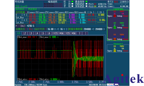 青智8962A1高精度功率分析仪测试变频压缩机控制器性能的试验(图9) 青智8962A1高精度功率分析仪测试变频压缩机控制器性能的试验(图9)