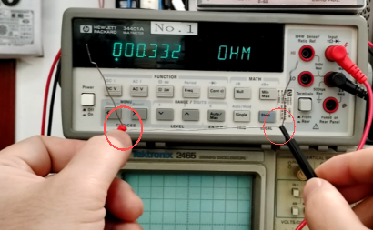 数字万用表测试电阻2线和4线测试法区别