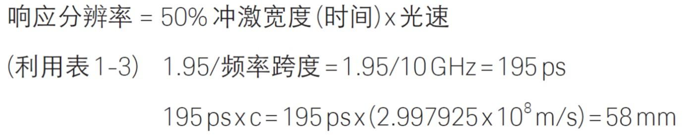 矢量网络分析仪时域测试分辨率(图3)